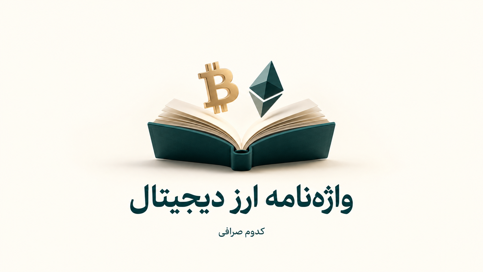 واژه‌نامه ارز دیجیتال؛ کتاب باز با نماد بیت‌کوین و اتریوم